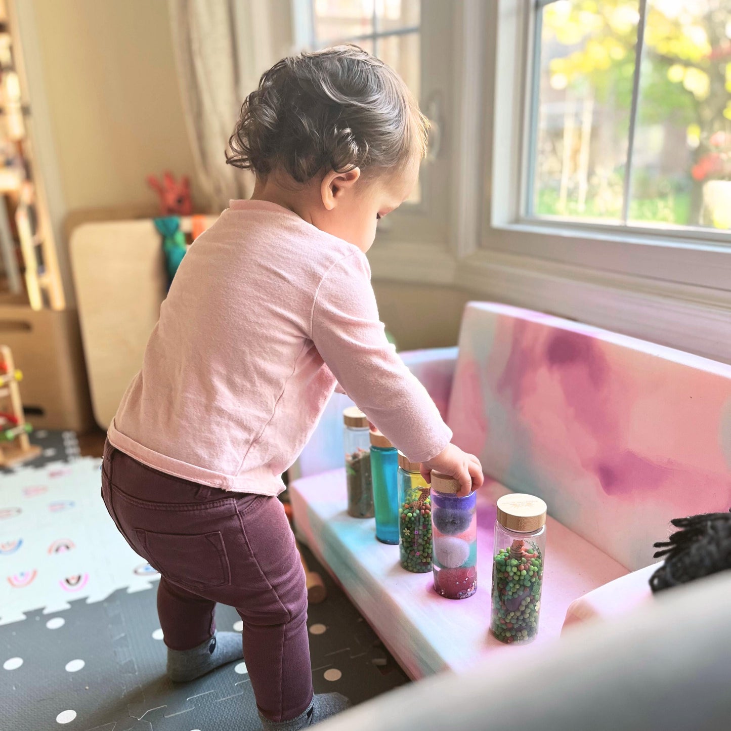 ❄️ Snow Day Sensory Shaker – Winter Wonderland Sensory Bottle for Kids