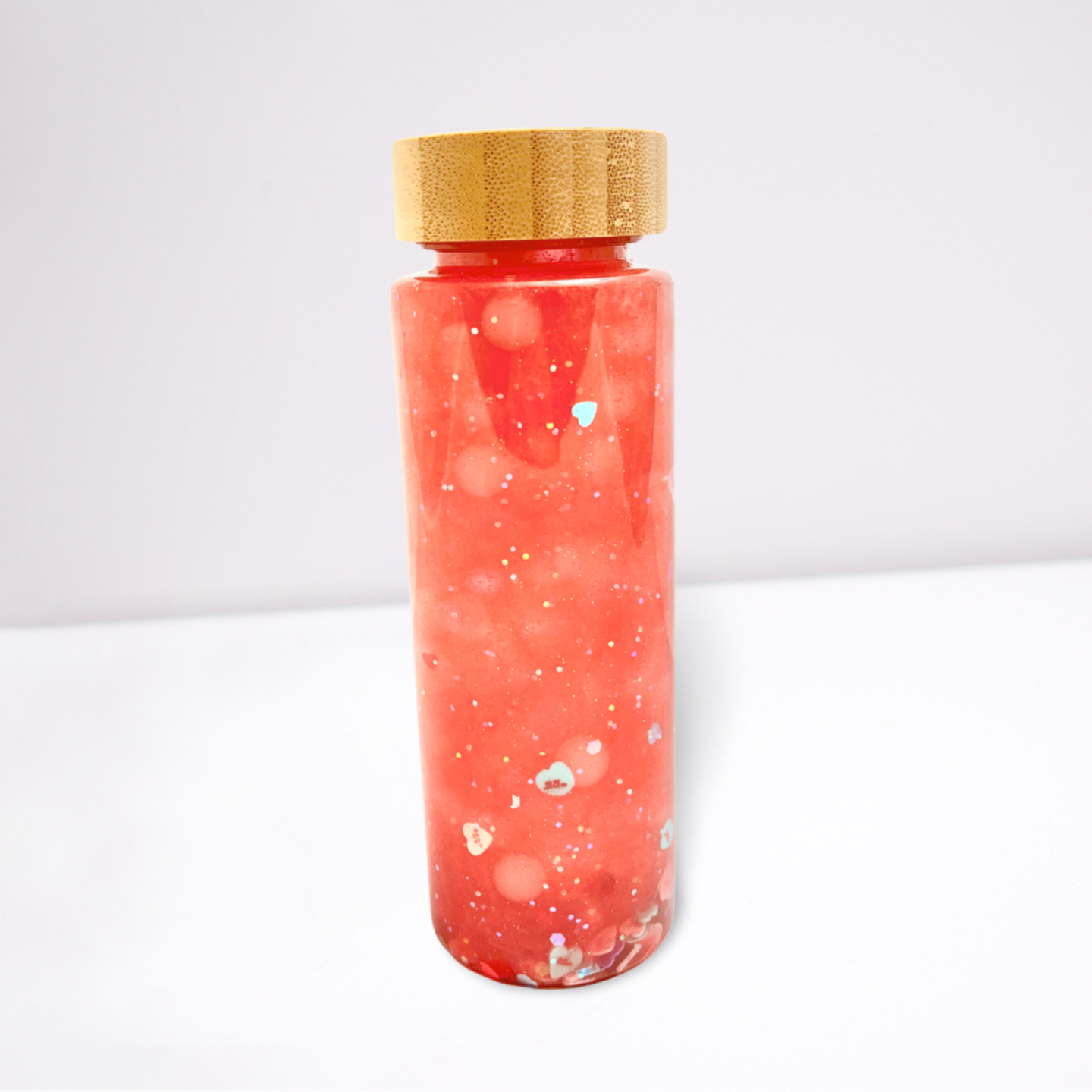 π Love Hearts Sensory Shaker β Glittery Heart Sensory Bottle for Kids & Adults