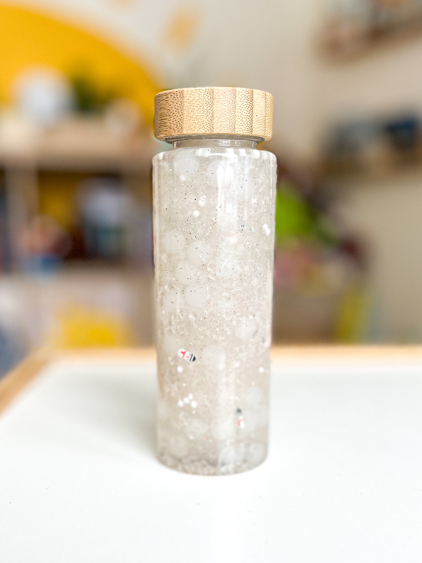 ❄️ Snow Day Sensory Shaker – Winter Wonderland Sensory Bottle for Kids