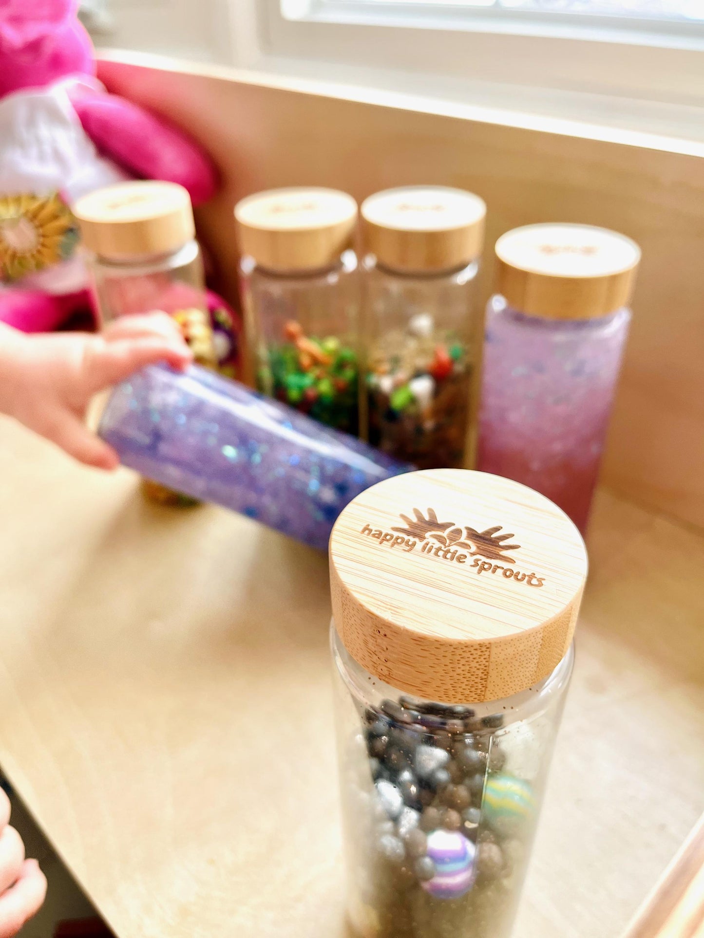❄️ Snow Day Sensory Shaker – Winter Wonderland Sensory Bottle for Kids