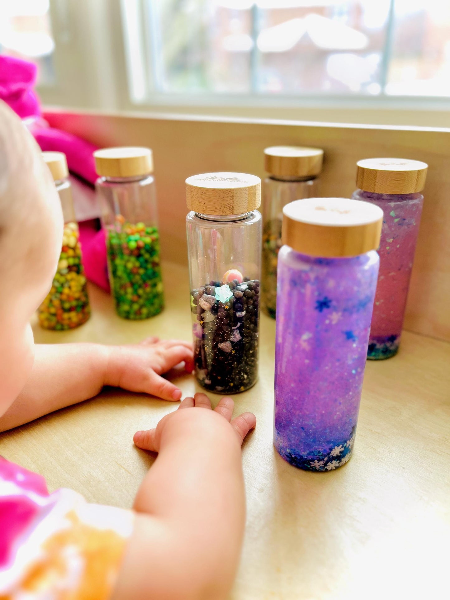 ❄️ Snow Day Sensory Shaker – Winter Wonderland Sensory Bottle for Kids